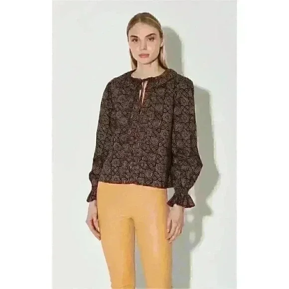 NEW! Walter Baker Women's M Cameron Mosaic Top NWT $168 - Picture 2 of 4